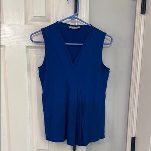 Blue Sleeveless Top